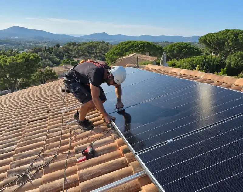 Installateur panneaux solaires Cazedarnes — pose photovoltaïque sur toiture