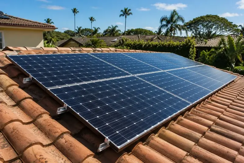 Installation de panneaux solaires à Cazedarnes